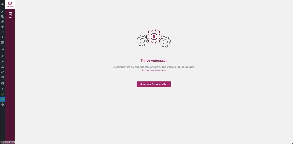 How to create a Thrive Automator Automation