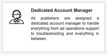 The Moneytizer dedicated account manager