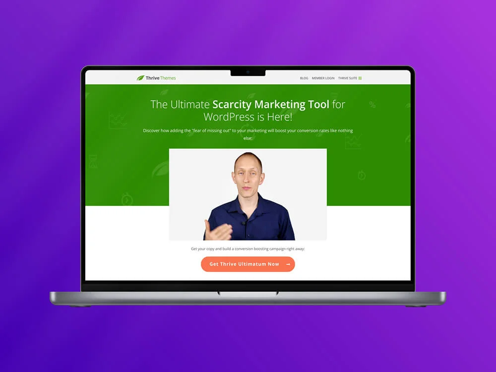 Thrive Ultimatum homepage