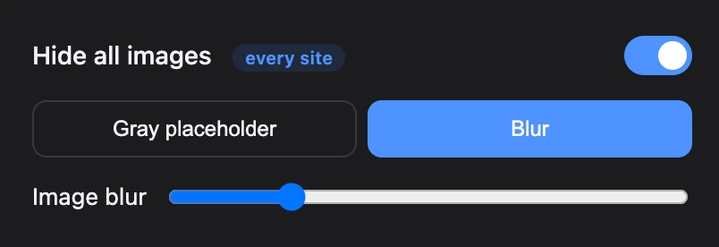 SafeCast popup: Hide images and avatars
